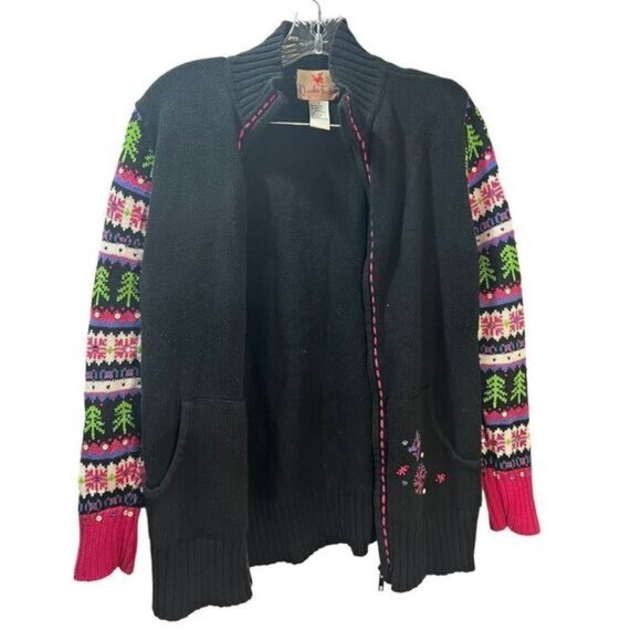 Quacker Factory Womens Christmas Sweater Small - Picture 1 of 7